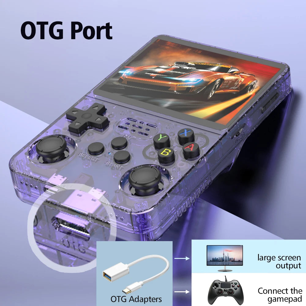 BOYHOM R36S Retro Handheld Video Game Console 128G
