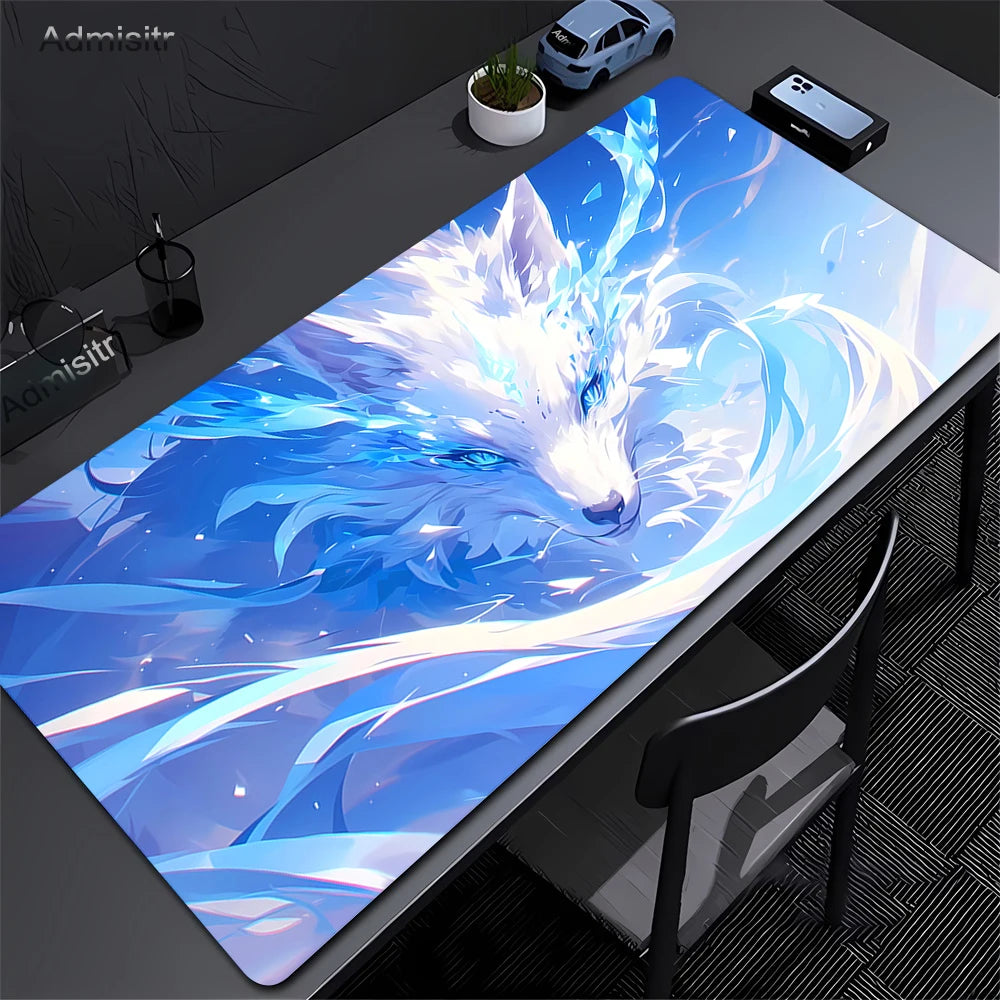 Mythical Fox Landscape Desk and Keyboard Mat