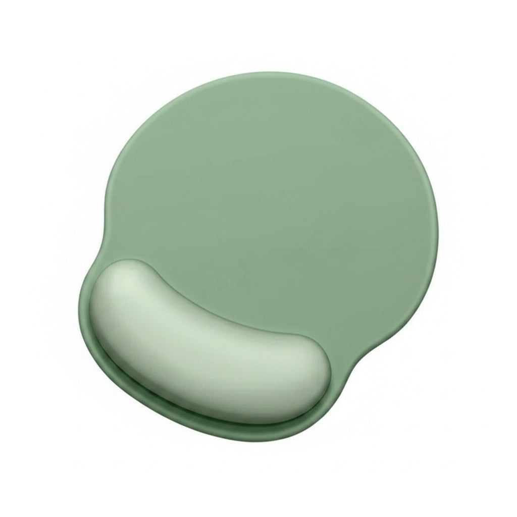 Green wrist pad with wrist rest