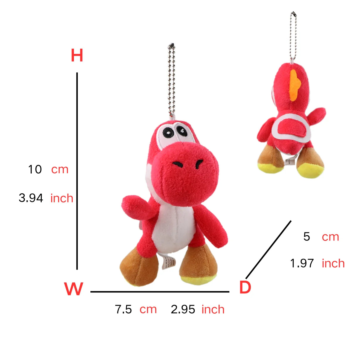 Super Mario Plush Toys Keychains