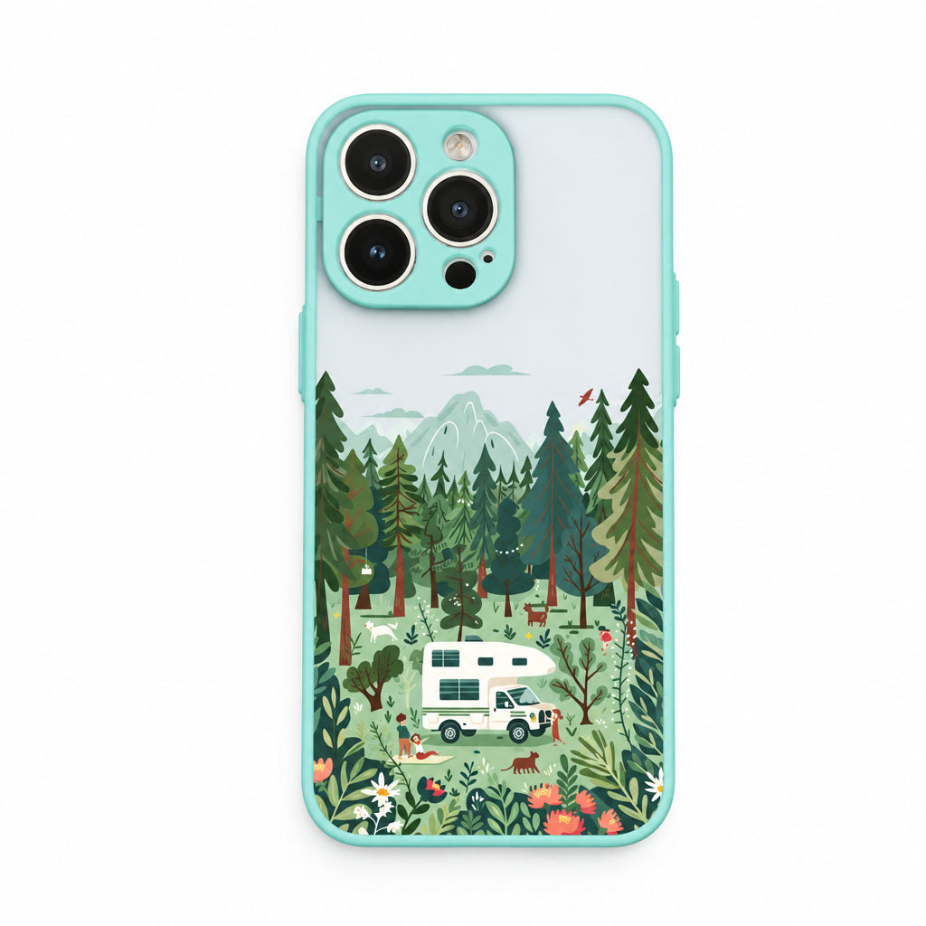 Van life outdoor landscape iPhone case