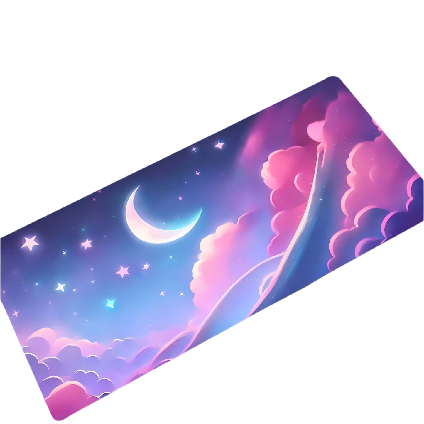 Computer Desk Mats of Pink Clouds