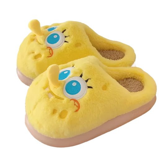 Soft Novelty Adult Slippers of SpongeBob SquarePants
