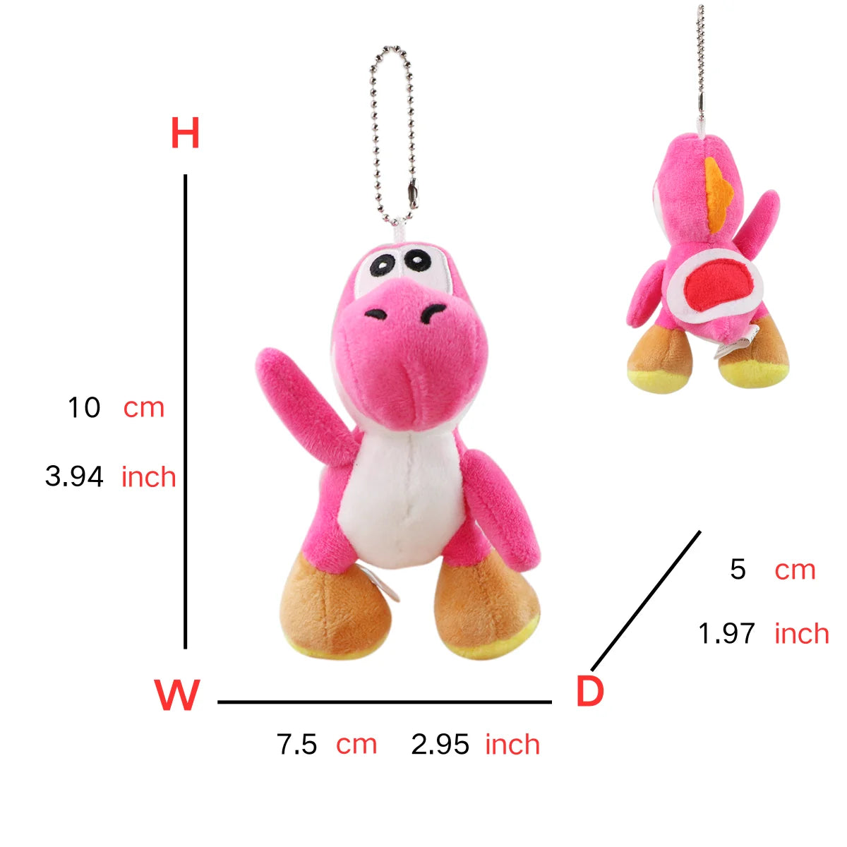 Super Mario Plush Toys Keychains