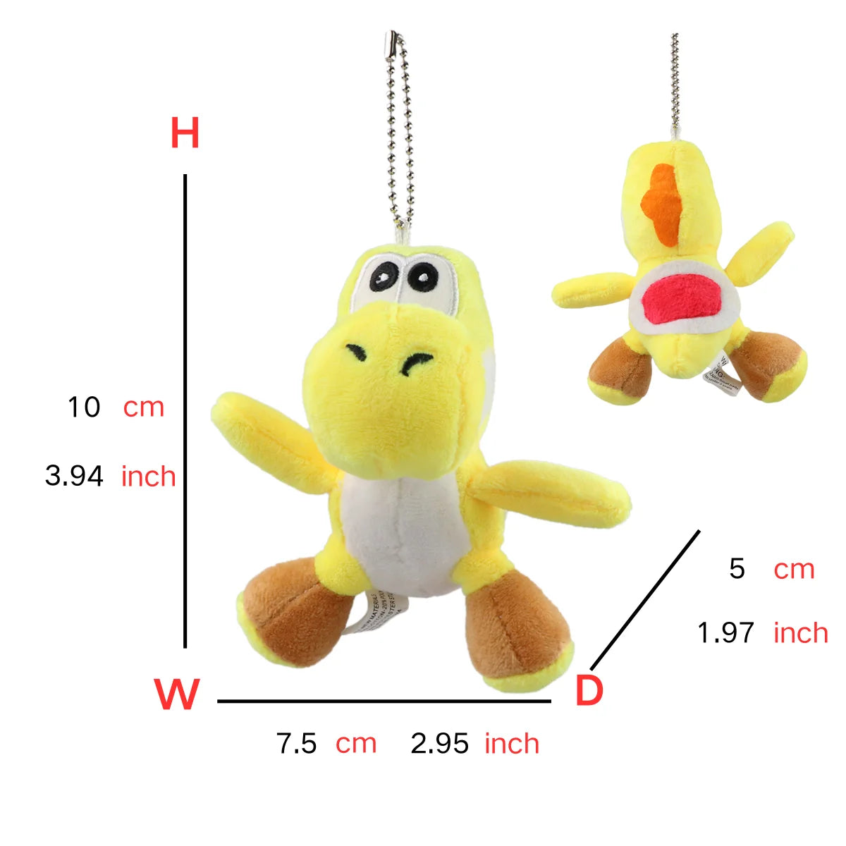 Super Mario Plush Toys Keychains