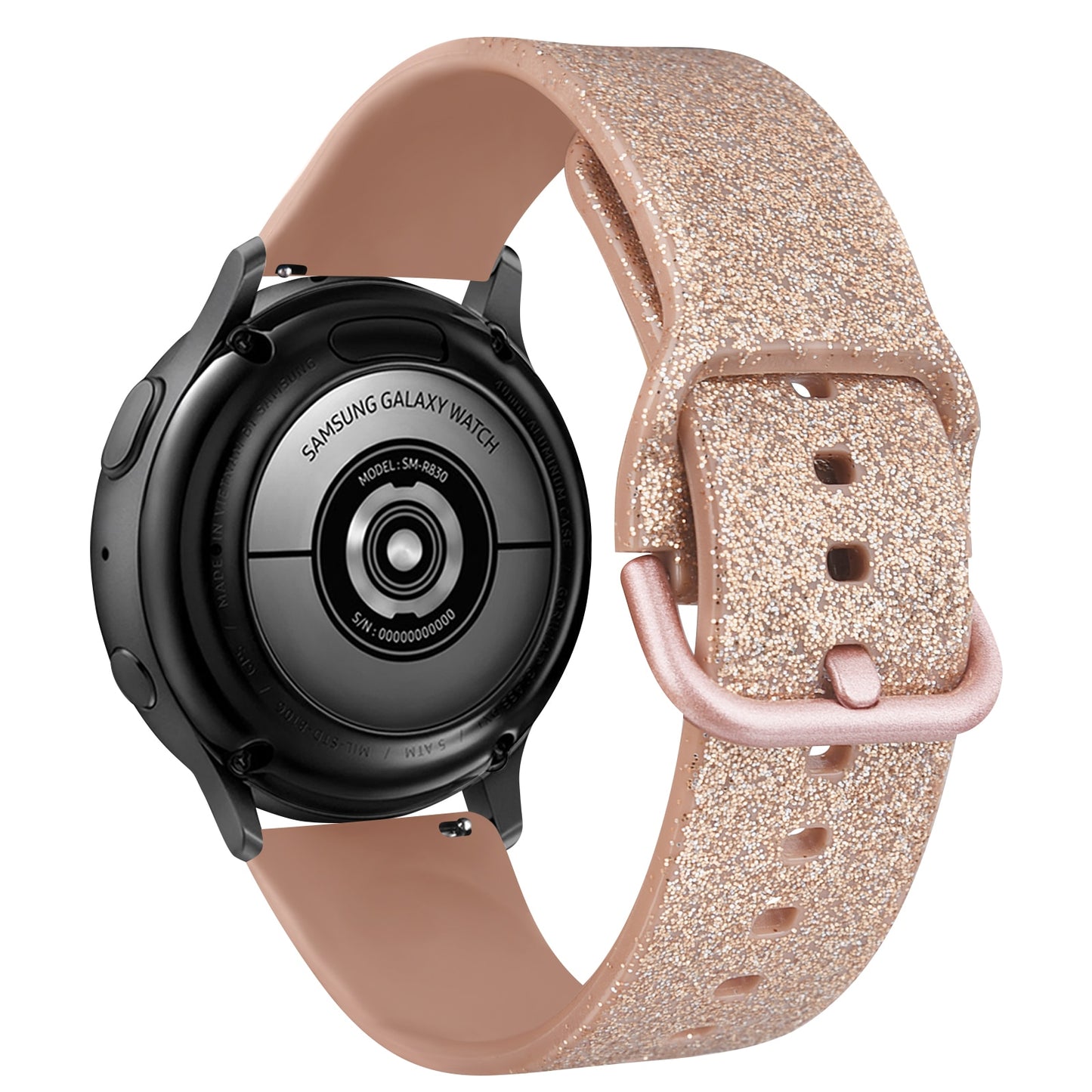 Smart Watch 20mm Silicone Wrist Strap