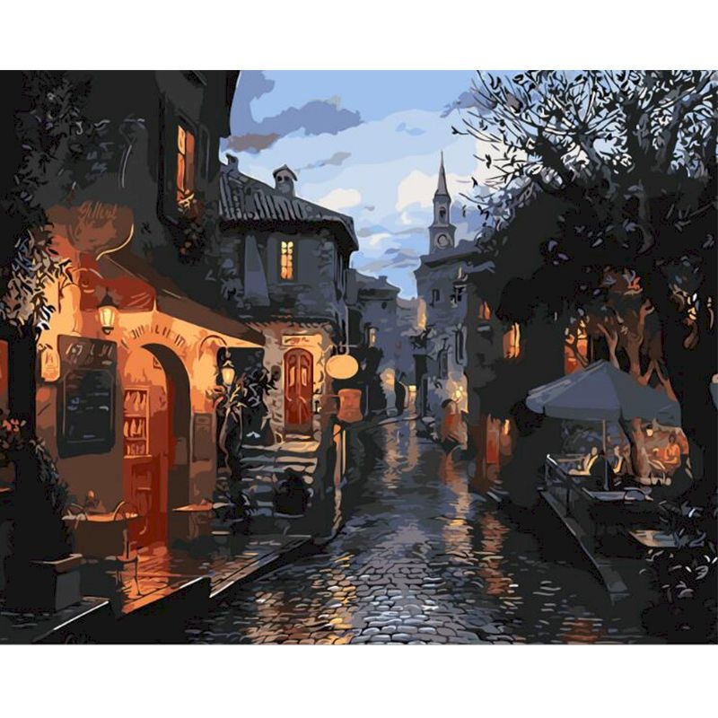 Beautiful Landscape Paint By Numbers Kit (Framed)