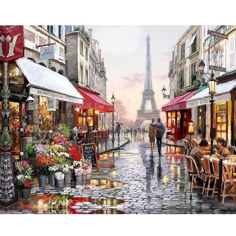 Beautiful Landscape Paint By Numbers Kit (Framed)