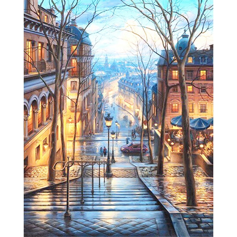 Beautiful Landscape Paint By Numbers Kit (Framed)
