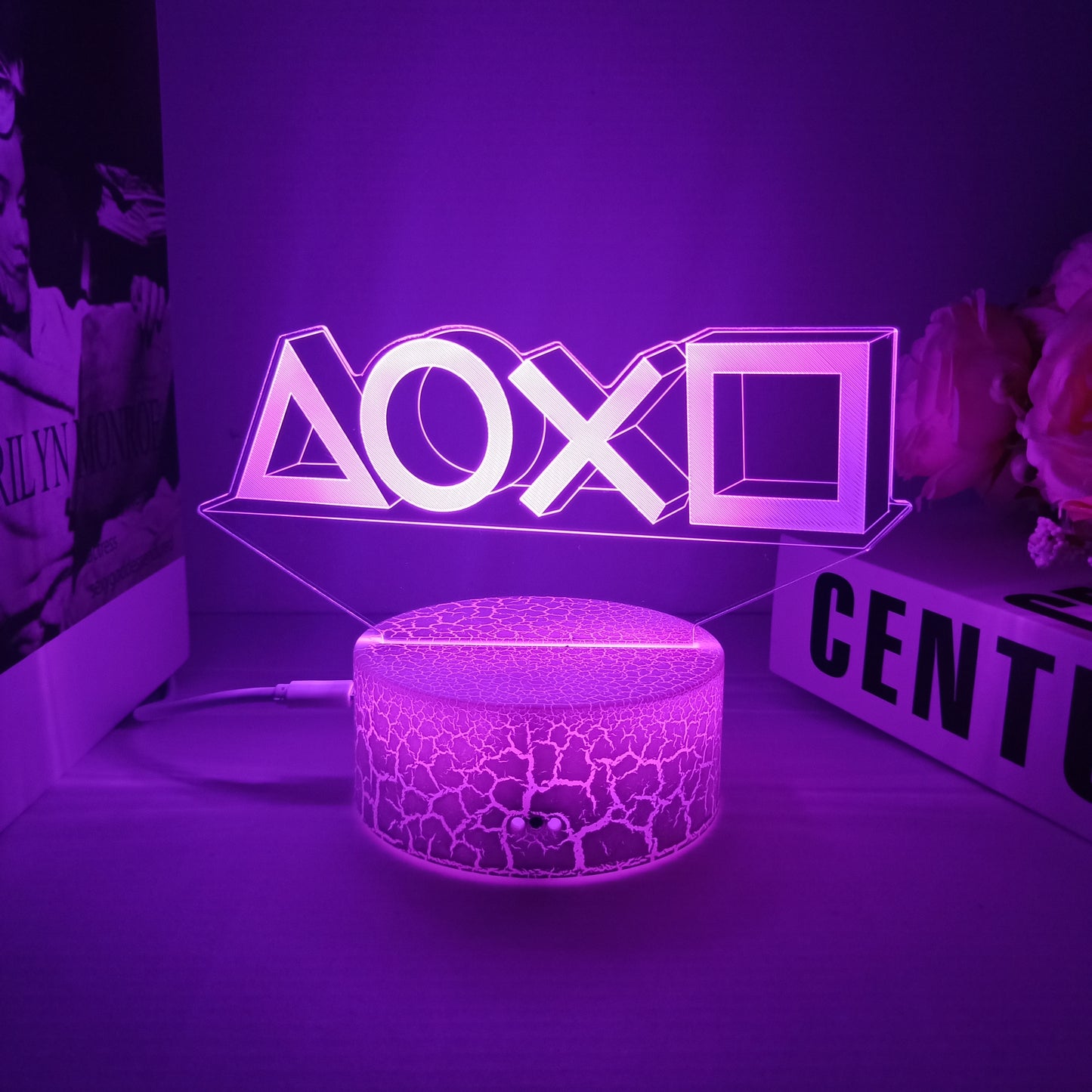 3D Neon Gamer Lights