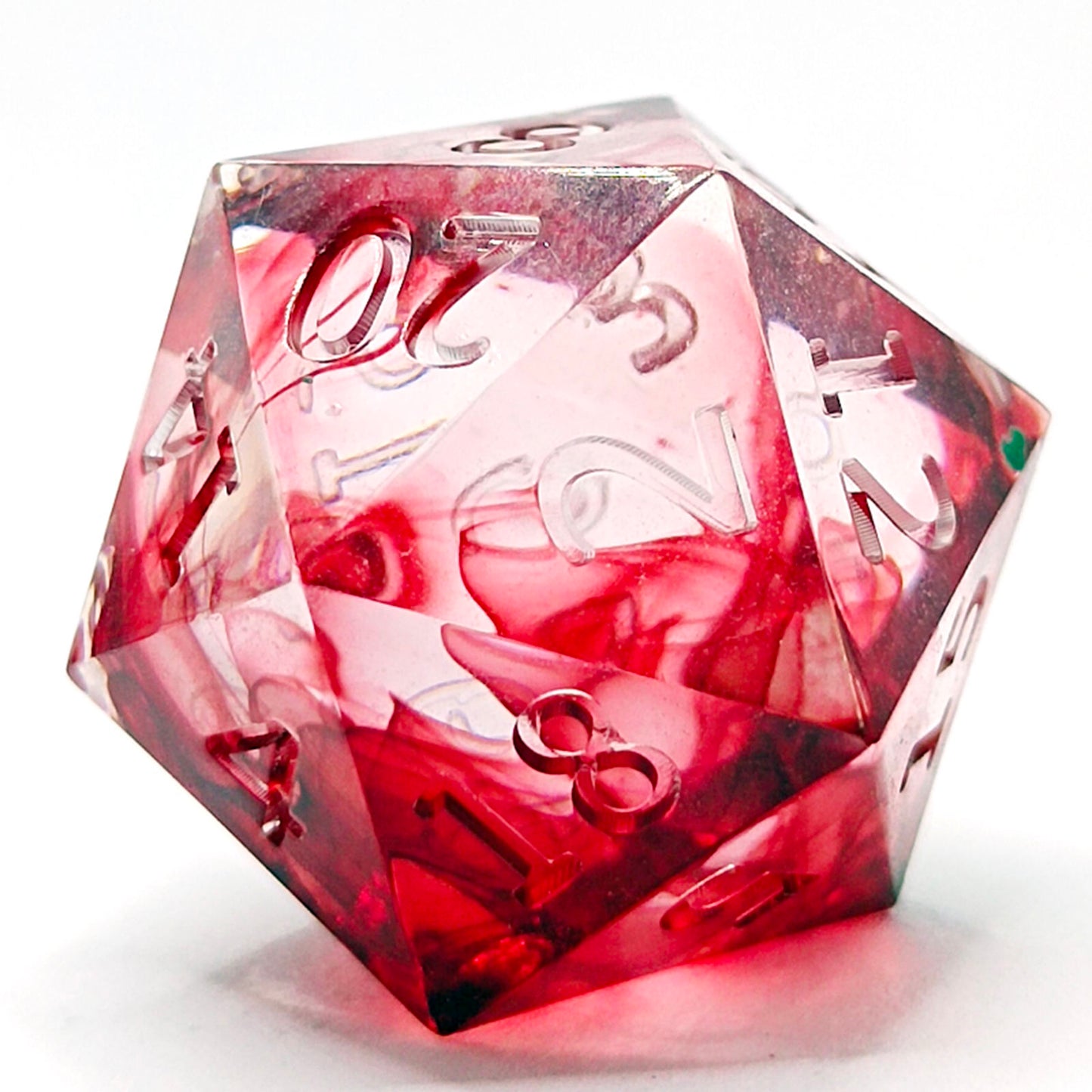 Blood Cloud Resin DnD Dice Set