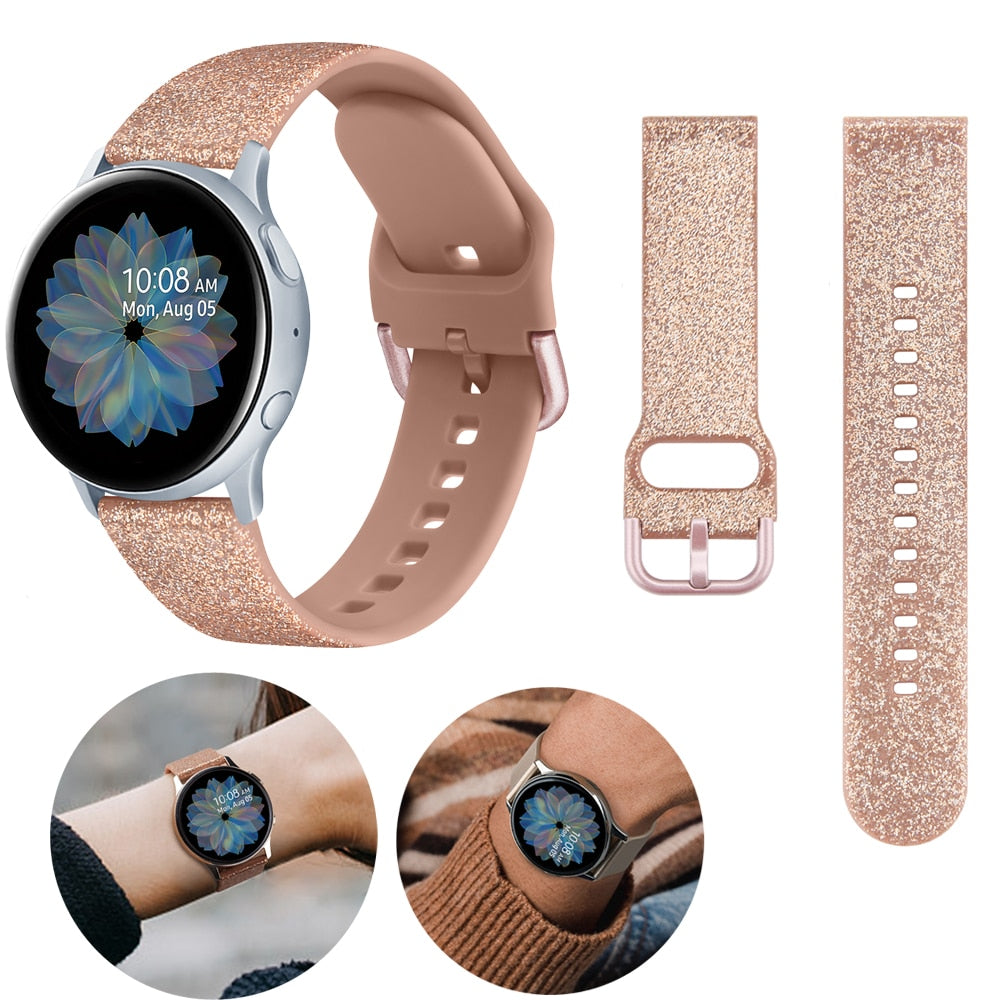 Smart Watch 20mm Silicone Wrist Strap