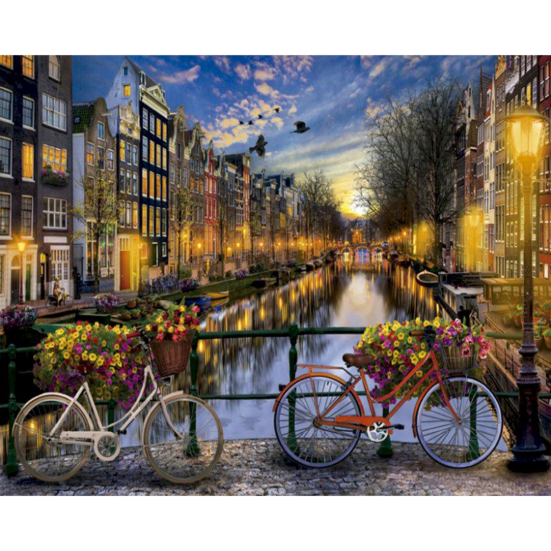 Beautiful Landscape Paint By Numbers Kit (Framed)
