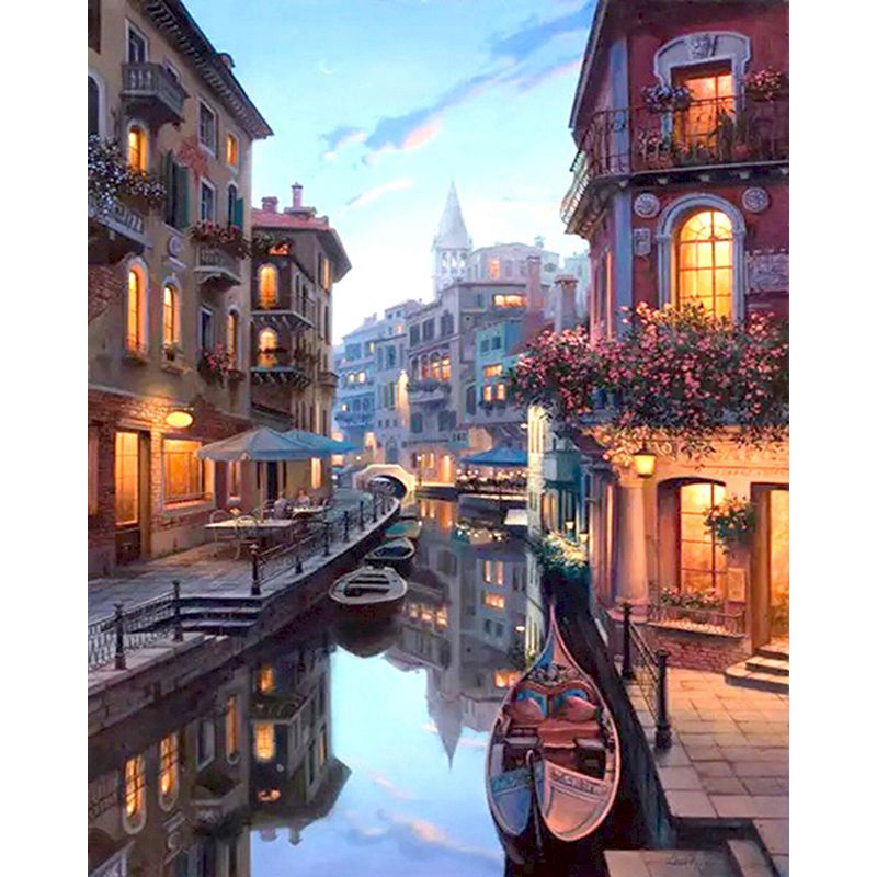 Beautiful Landscape Paint By Numbers Kit (Framed)