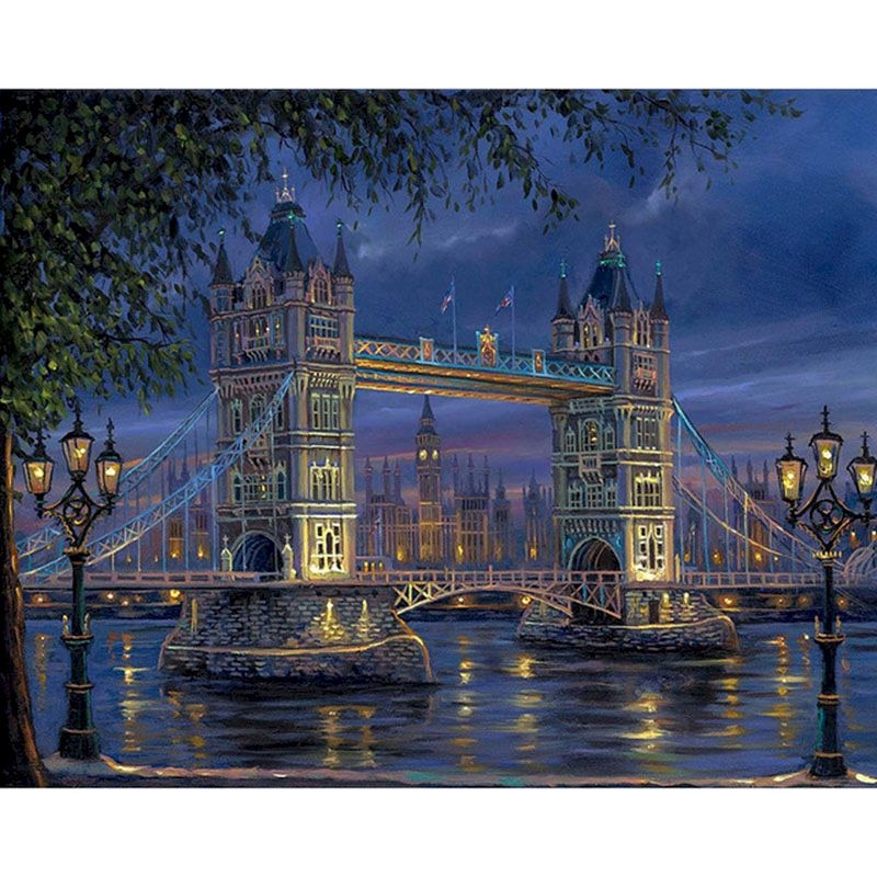 Beautiful Landscape Paint By Numbers Kit (Framed)