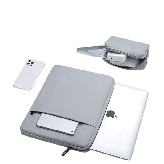 Simple Upright Padded Laptop Sleeve with Accessory Bag