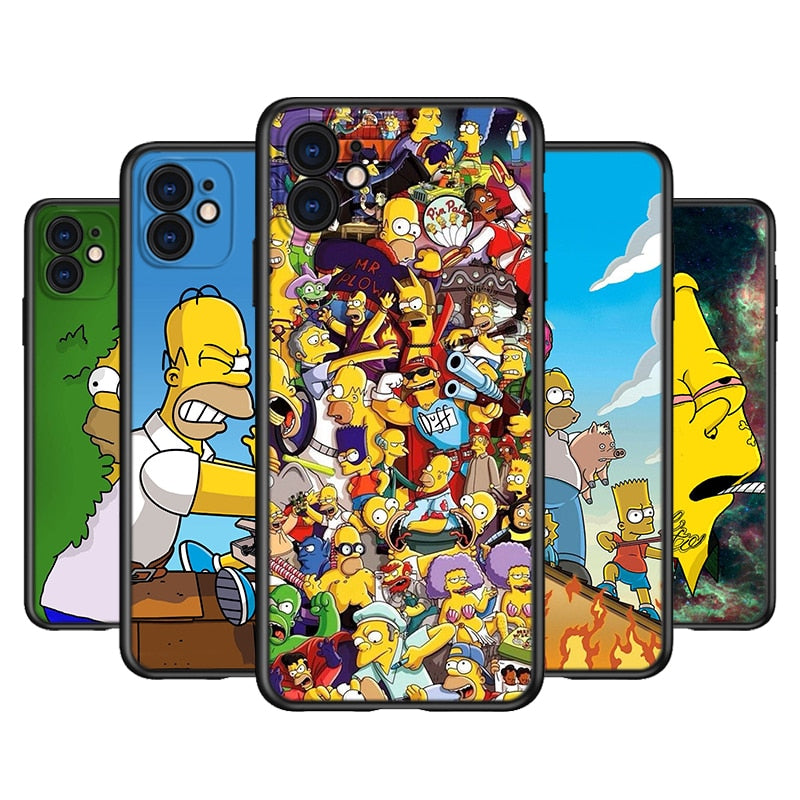 The Simpsons Silicone iPhone Case - iPhone 11 & 12 Range