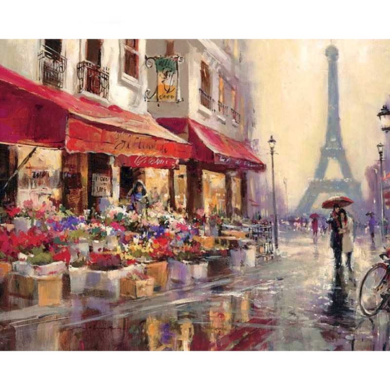 Beautiful Landscape Paint By Numbers Kit (Framed)