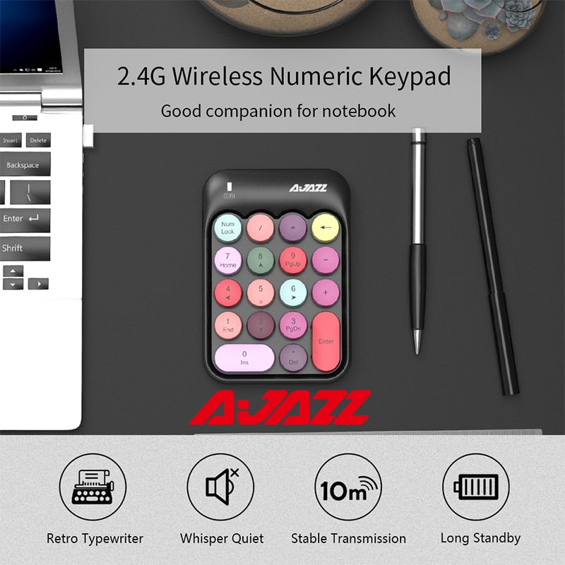 Ajazz Wireless Numeric Keypad