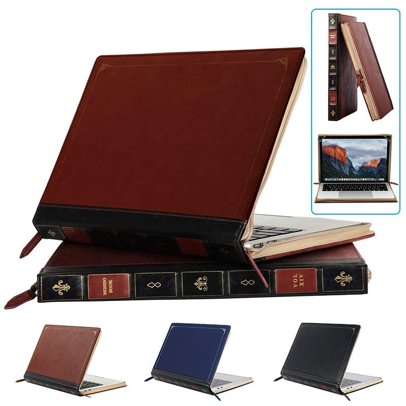 Deceptive Vintage Book MacBook Laptop Case
