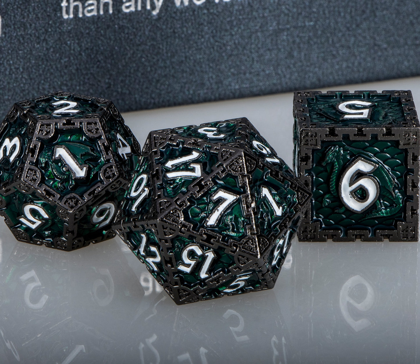 Dragon Metal DnD Dice Set