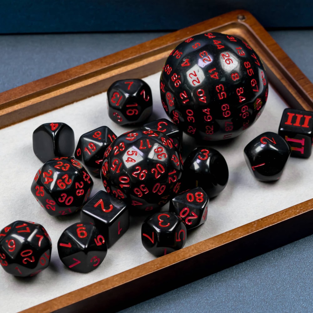 Poludie 15-Piece DnD Dice Set