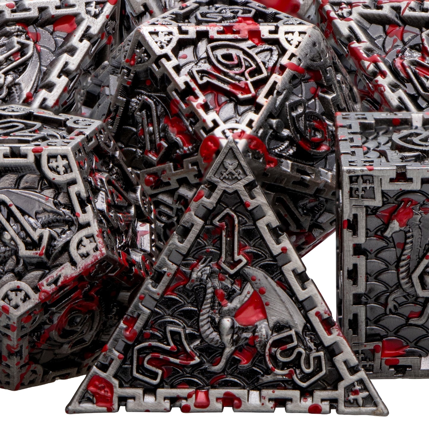 Dragon Metal DnD Dice Set