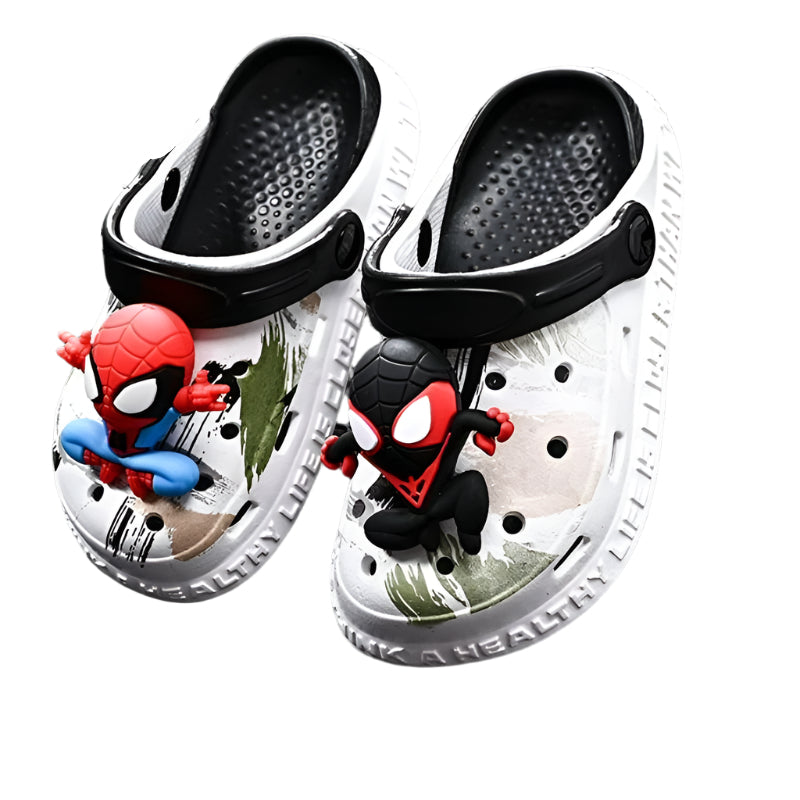 Kids Anti-Slip Slide Shoes with 3D Spiderman