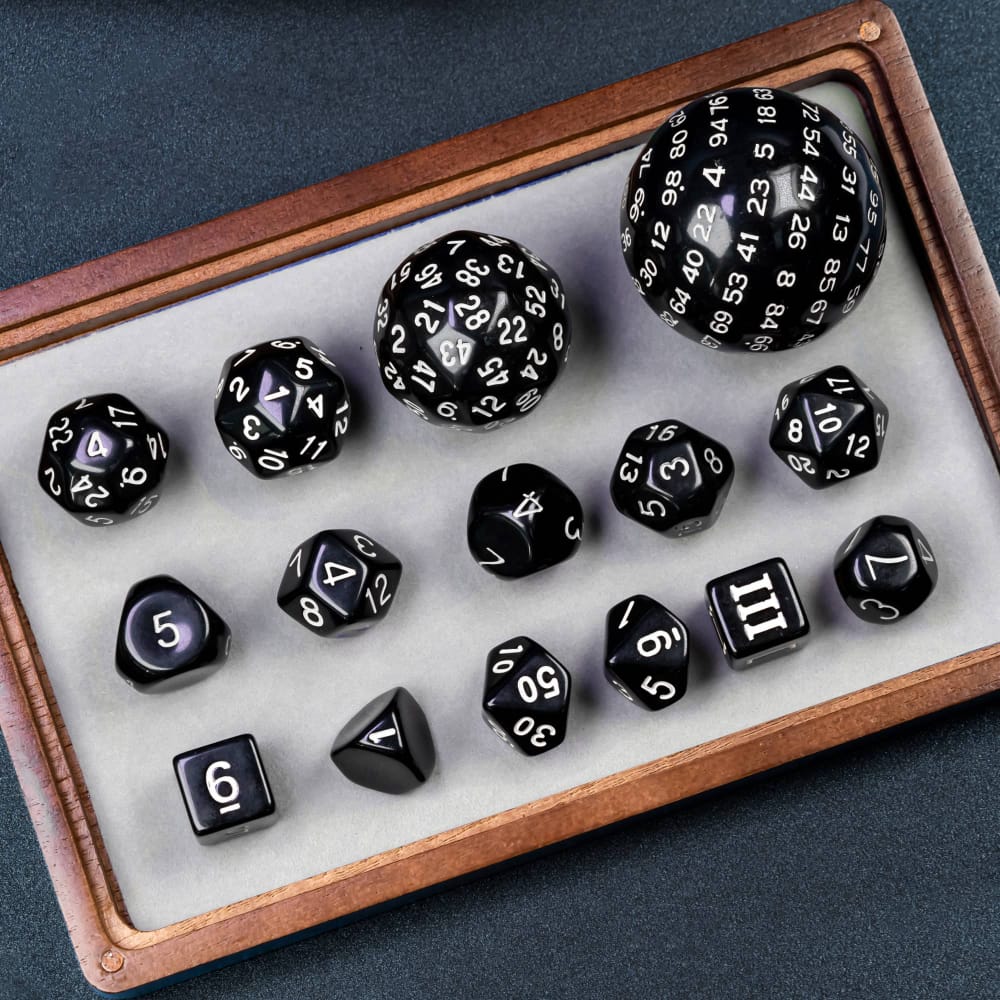 Poludie 15-Piece DnD Dice Set