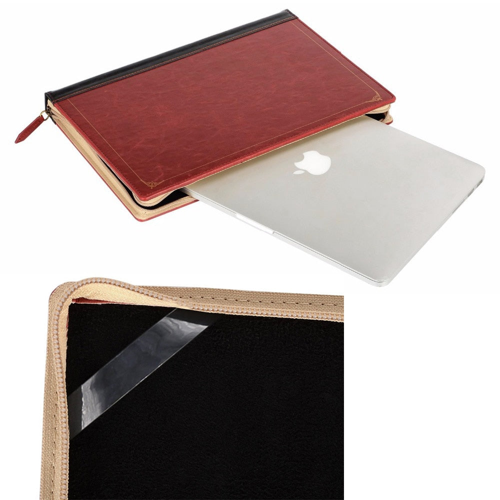 Deceptive Vintage Book MacBook Laptop Case