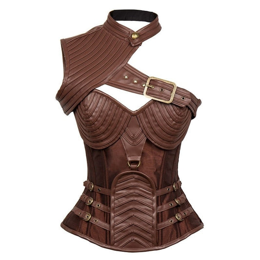 Steampunk Medieval Women's Armour Costume Corset