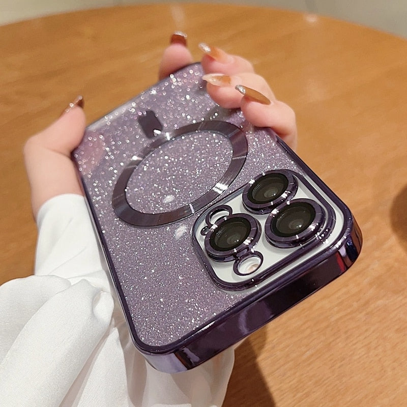 Bling Bling Glitter iPhone Magsafe Case | iPhone 13-14