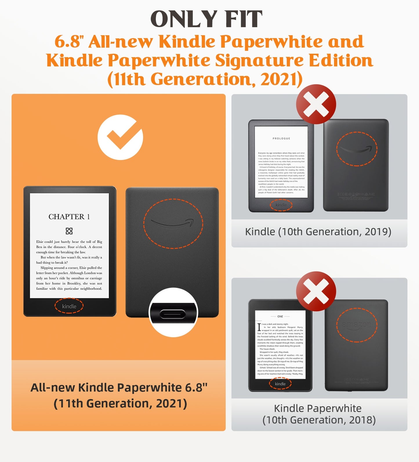Kindle Paperwhite Signature Edition Case with Auto-Wake/Sleep
