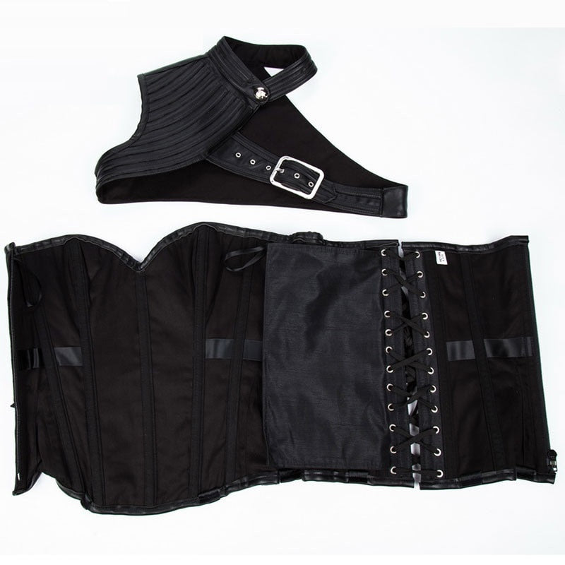 Steampunk Medieval Women's Armour Costume Corset