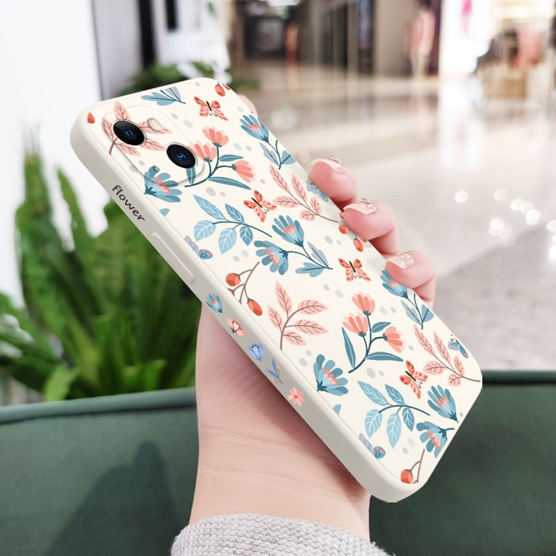 Spring Garden Silicone iPhone Case