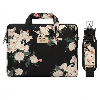 MOSISO Printed Laptop Shoulder Bag – 13–17.3 Inch