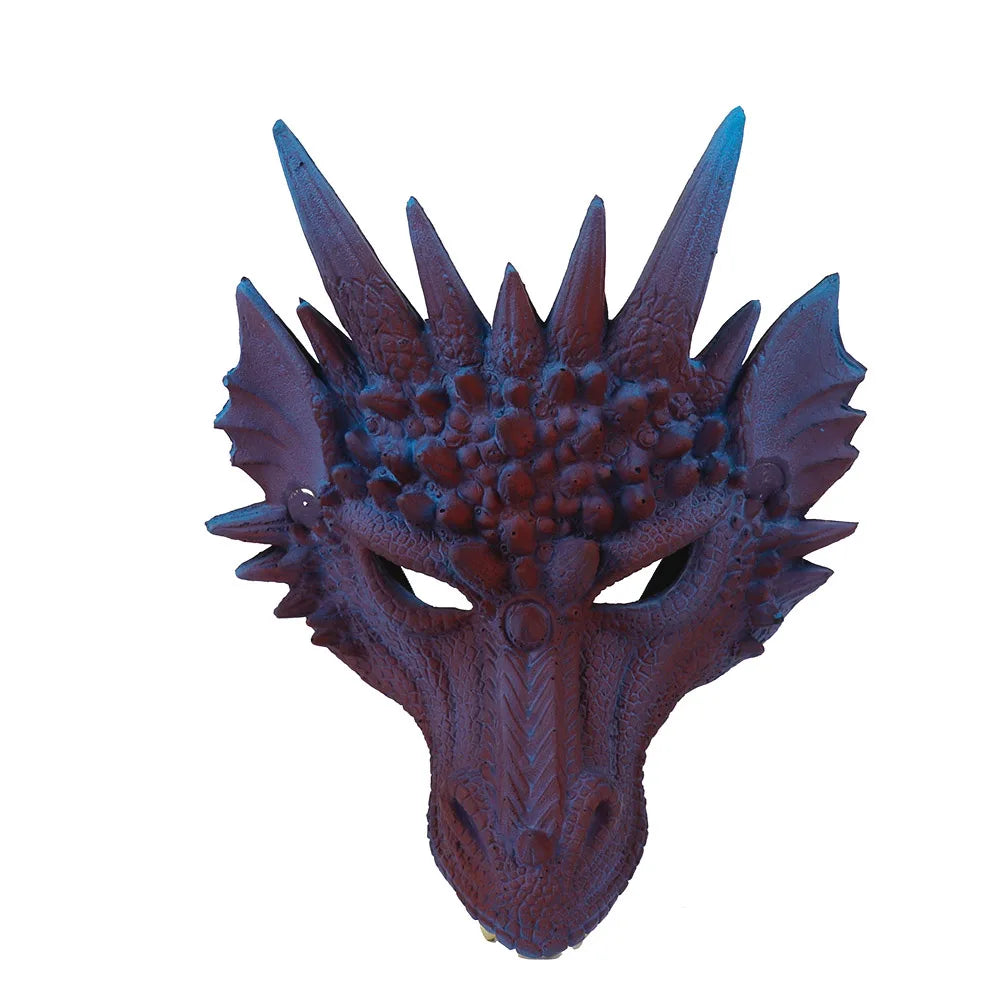 Dragon Face Mask and Wings Adult Costume