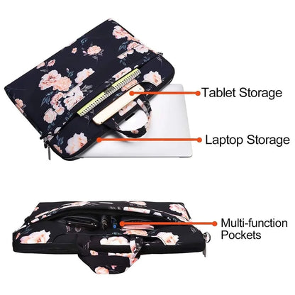 MOSISO Printed Laptop Shoulder Bag – 13–17.3 Inch