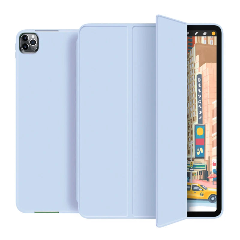 Protective Matte Tablet Flip Case (for iPad)