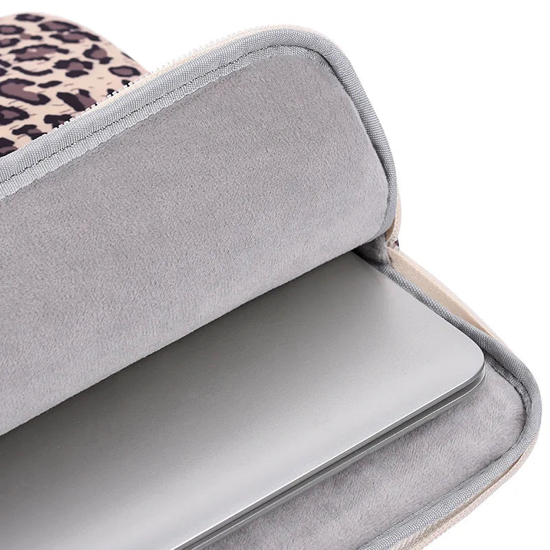 CanvasArtisan Leopard Print Laptop Case
