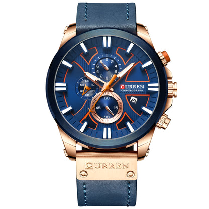 Men's Sport Wrist Watch - Curren Chronograph