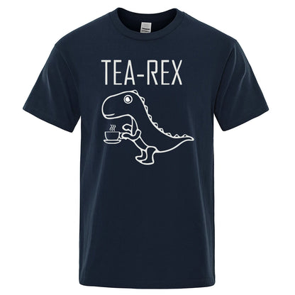 Tea Rex Funny Dinosaur T-Shirt – Unisex Cotton Tee