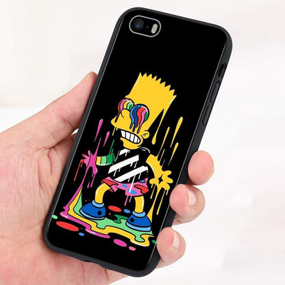 Silicone iPhone Case of The Simpsons - iPhone 11 & 12 Range