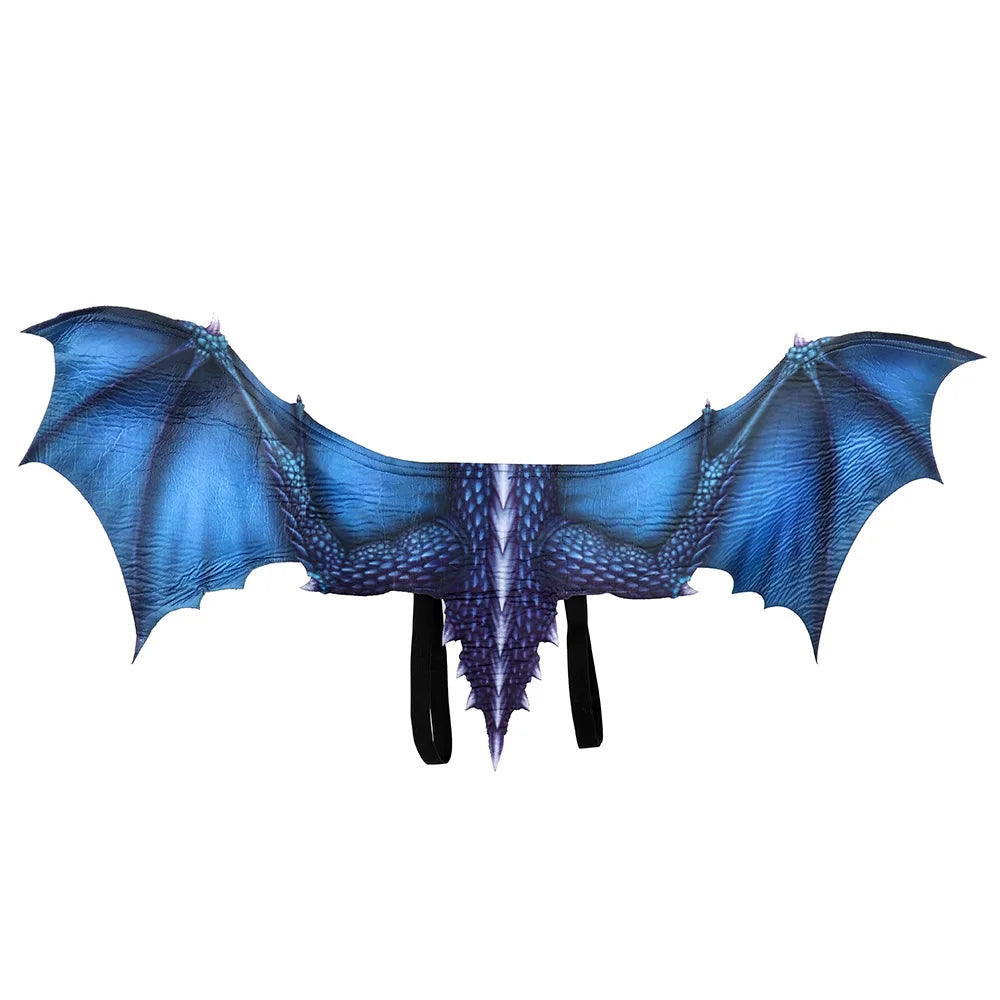 Dragon Face Mask and Wings Adult Costume
