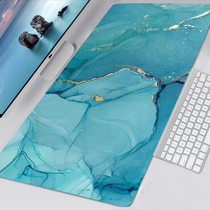 Colourful Marble Keyboard and Mouse Mats