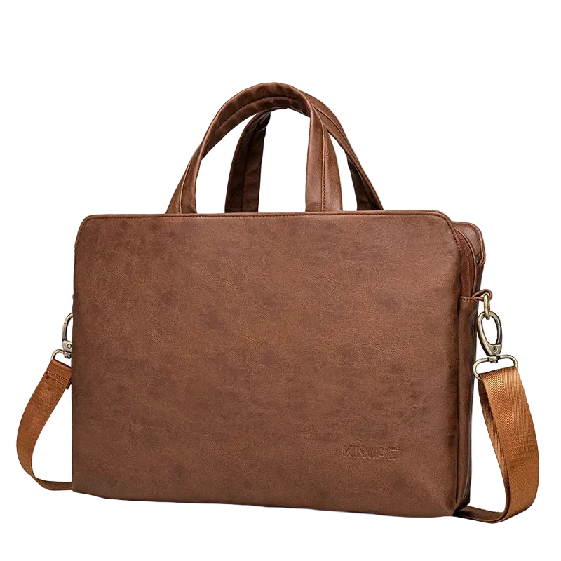 Kinmac PU Leather Work Laptop Bag