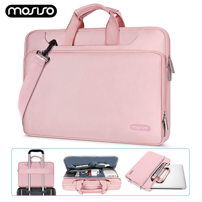 Sleek Mosiso Laptop and Tablet Travel Case - Solid Colour