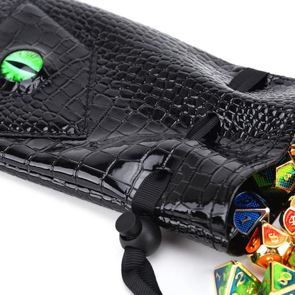 Drawstring Dice Bag with Dragon Eye