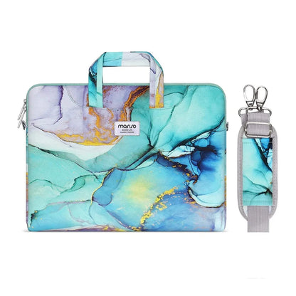 MOSISO Printed Laptop Shoulder Bag – 13–17.3 Inch