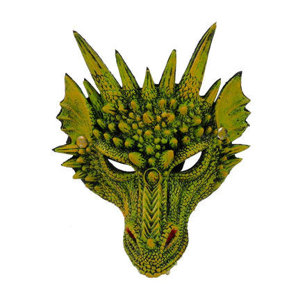 Dragon Face Mask and Wings Adult Costume